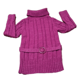 Palomino Pink Turtleneck Tunic with Belt